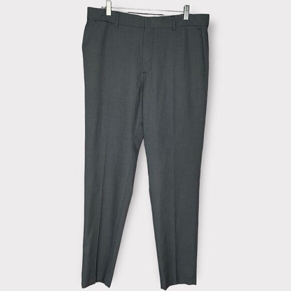Zara Mens Slim Fit Stretch Pants Size‎ 34 Grey , Designer - Picture 1 of 8